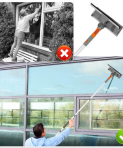 Alternative view of 2 az 1-ben ablakmosó szett, hosszabbítható nyéllel