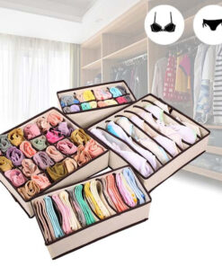 Alternative view of 4 részes tárolódoboz szett-bézs