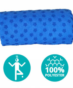 Alternative view of Csúszásgátlós jógatörölköző ajándék táskával-kék