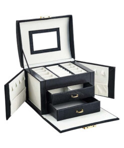 Ékszertartó táska, több színben-fekete