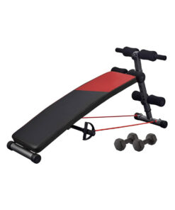 Haspad gumikötéllel és súlyzóval