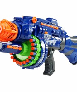 Játékfegyver hanggal, 2 színben-kék