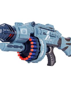 Játékfegyver hanggal, 2 színben-szürke