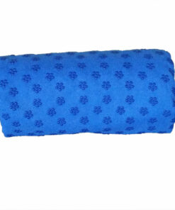 Csúszásgátlós jógatörölköző ajándék táskával-kék