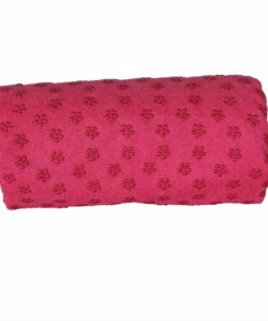 Csúszásgátlós jógatörölköző ajándék táskával-pink