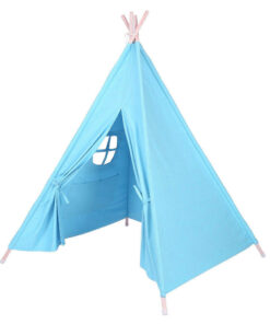 Indián sátor gyerekeknek, 3 színben-kék