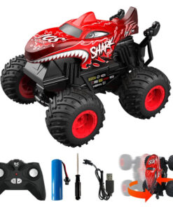 Alternative view of Távírányítós cápa autó, piros