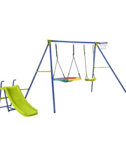 Hintaszett csúszdával