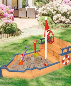 Alternative view of Kalózhajó formájú homokozó