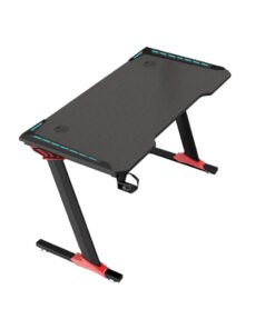 Alternative view of Professzionális gamer asztal karbonszálas bevonattal, LED világítással