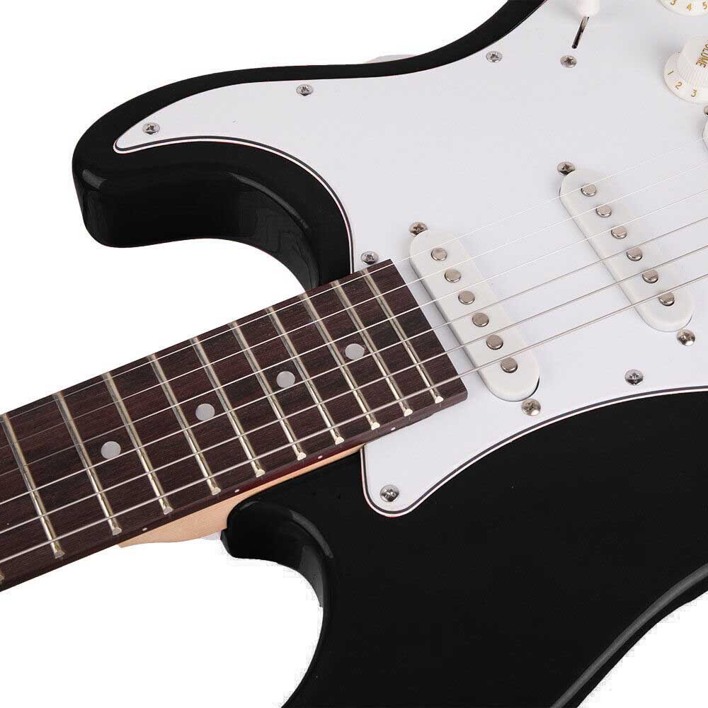 Elektromos gitár szett kezdőknek, ajándék erősítővel-fekete - Image 3