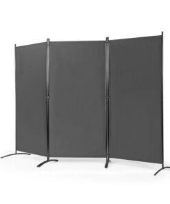 Mobil térelválasztó 260x180cm, szürke